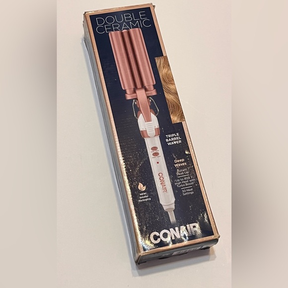 Conair double ceramic like new hair waver with multiple heat settings easy waves - Picture 6 of 10